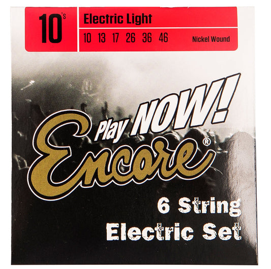 Encore Nickel Wound Electric Guitar String Set | Light