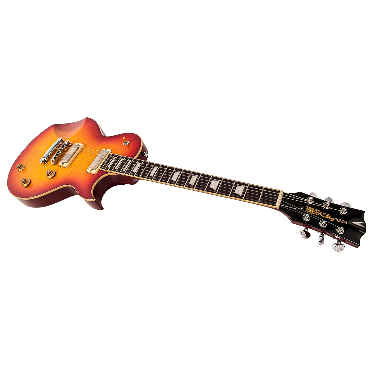 Fret-King Eclat Custom | Flamed Cherry Sunburst