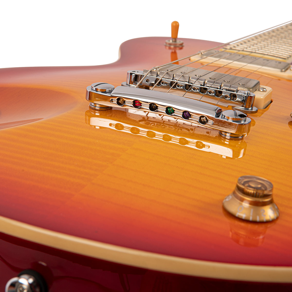 Fret-King Eclat Custom | Flamed Cherry Sunburst