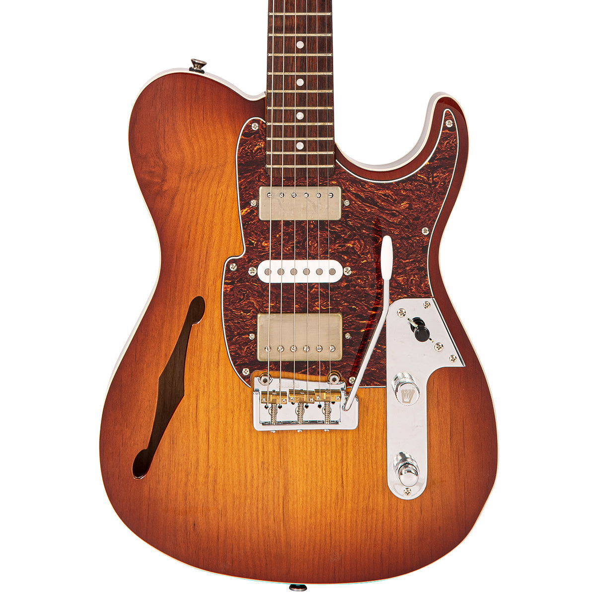 Fret-King Country Squire Semitone De Luxe | Honeyburst
