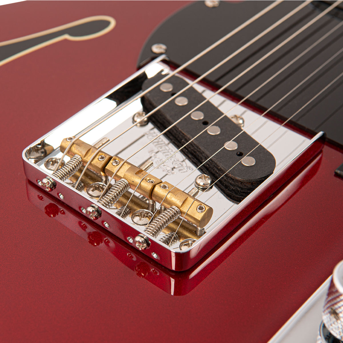 Fret-King Country Squire Stealth | Candy Apple Red