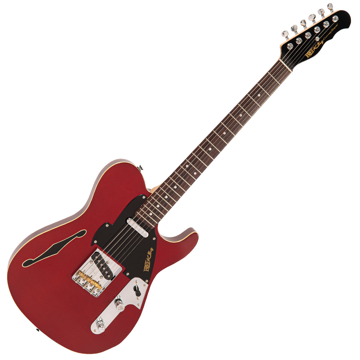 Fret-King Country Squire Stealth | Candy Apple Red