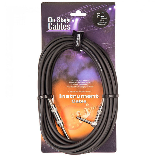 On-Stage Instrument Cable | 20ft/6m