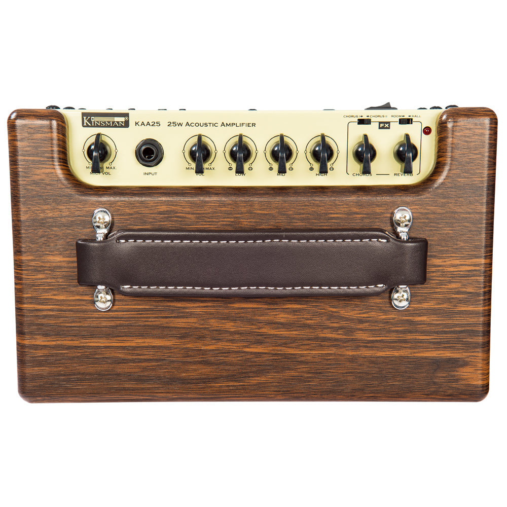 Kinsman 25w Acoustic Amp | Mains/Battery Power/Bluetooth® | Wood