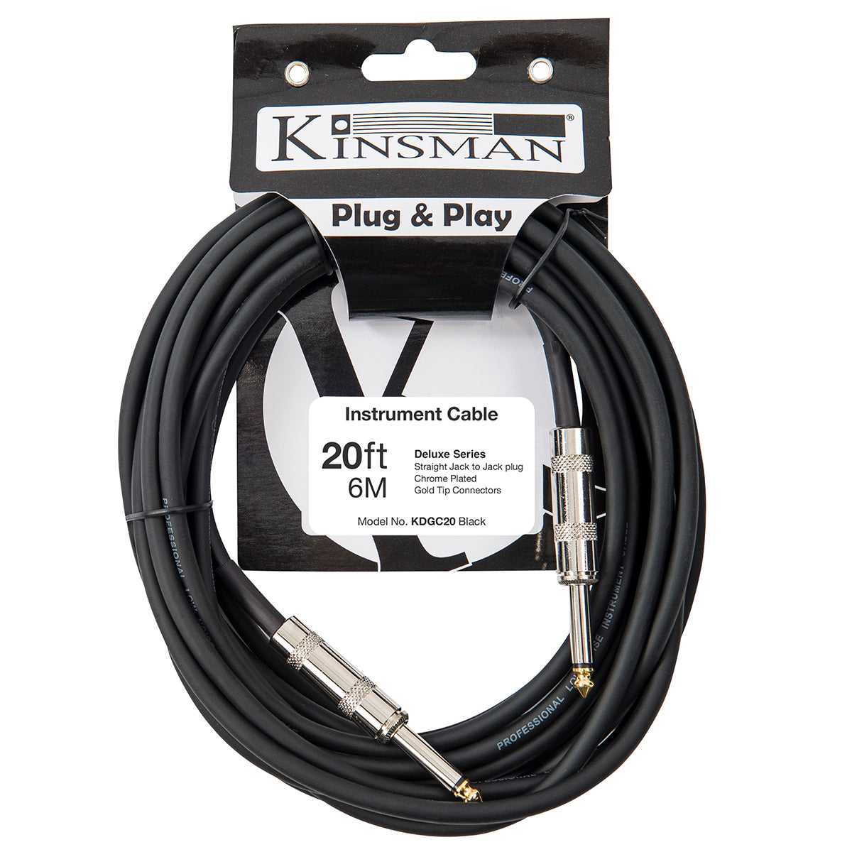 Kinsman Deluxe Instrument Cable | 20ft/6m