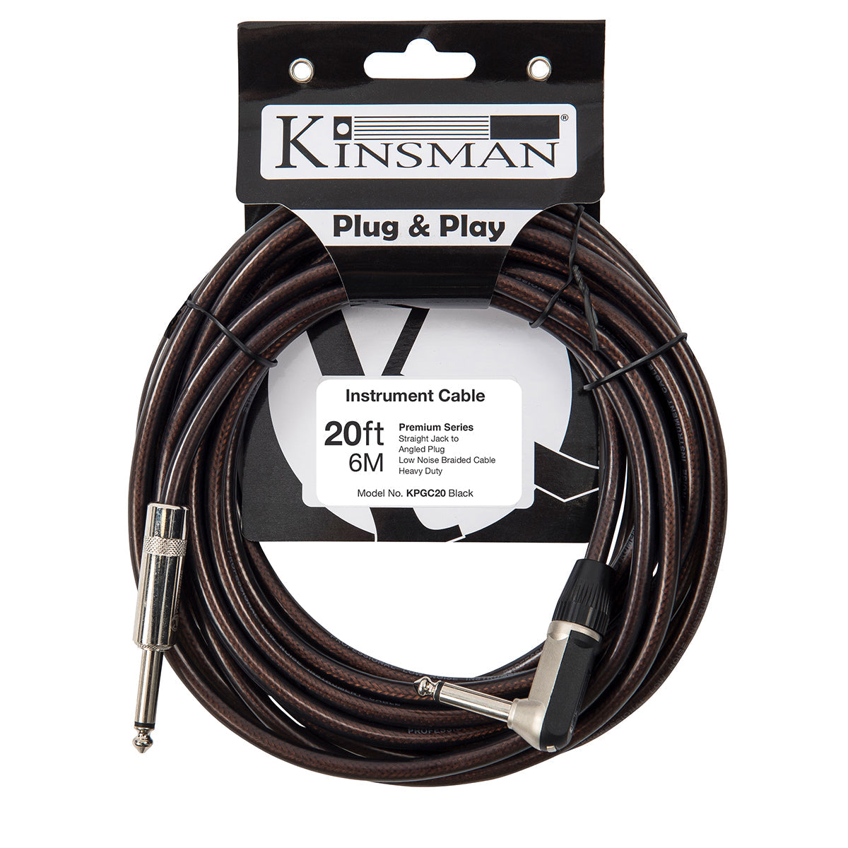 Kinsman Premium Instrument Cable | 20ft/6m