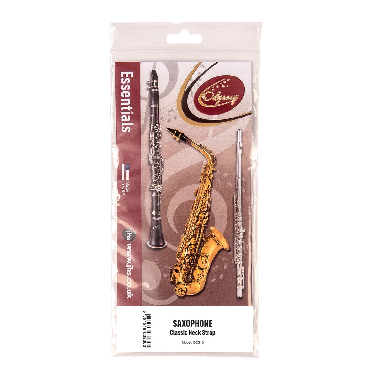 Odyssey Essentials Classic Saxophone Strap