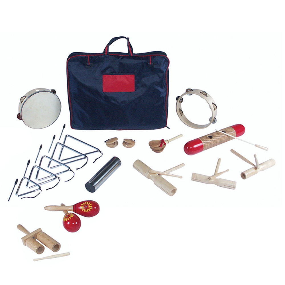 PP World Latin Percussion Set with carry bag