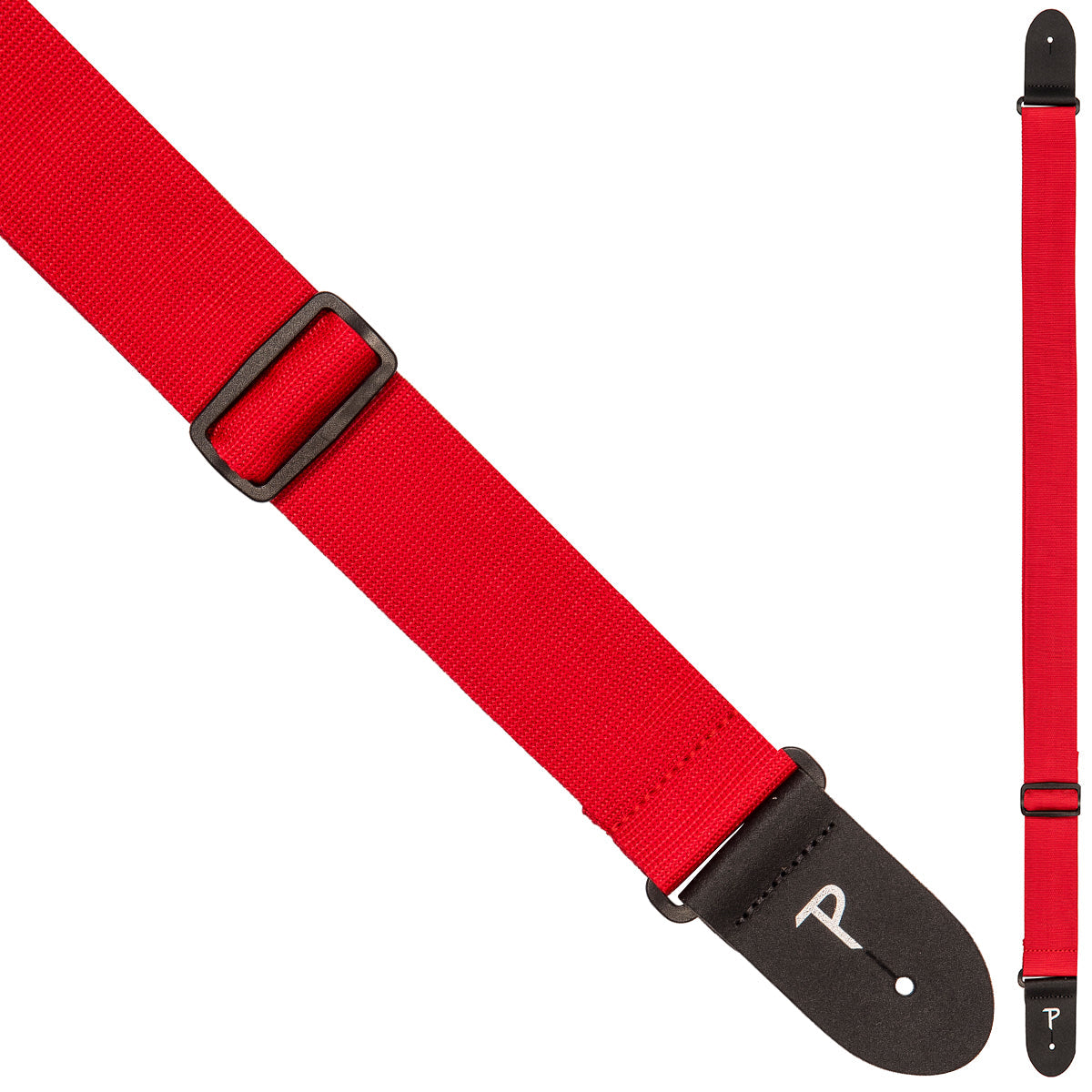 Perri's Polyester Extra Long Guitar Strap - Red