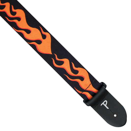 Perri's Webbing Guitar Strap - Flames