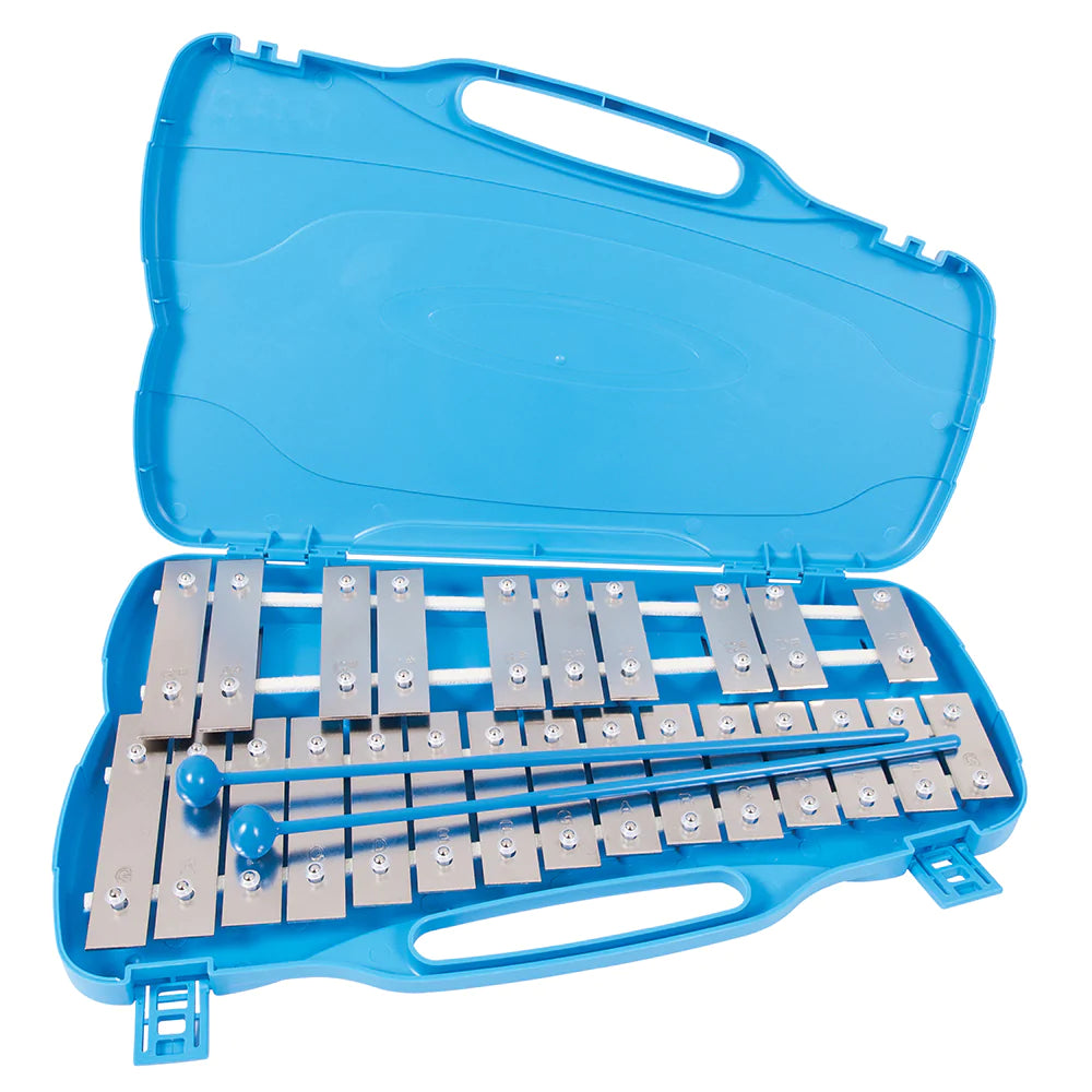 PP World 25 Note Glockenspiel | Silver Metal Keys