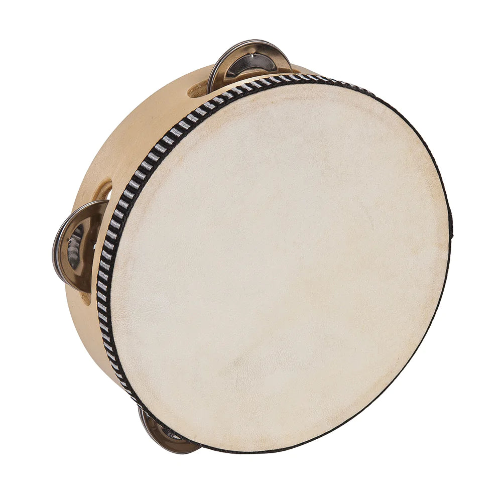 PP World Wooden Tambourine | 15cm Natural