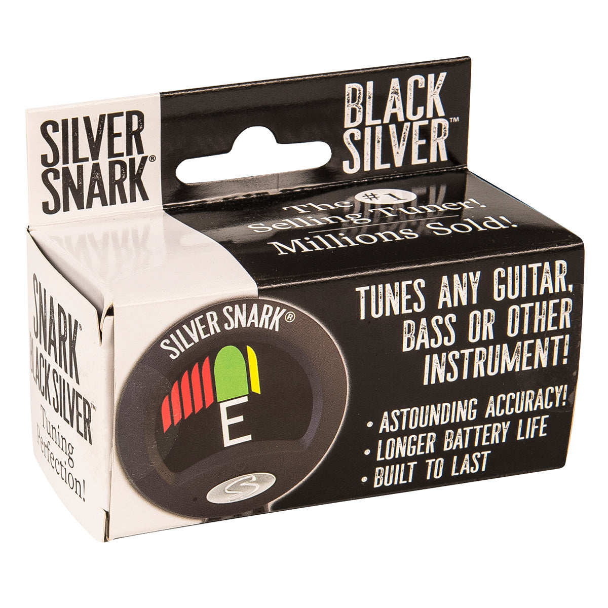 Silver Snark 2 Clip-on All Instrument Tuner | Black Silver