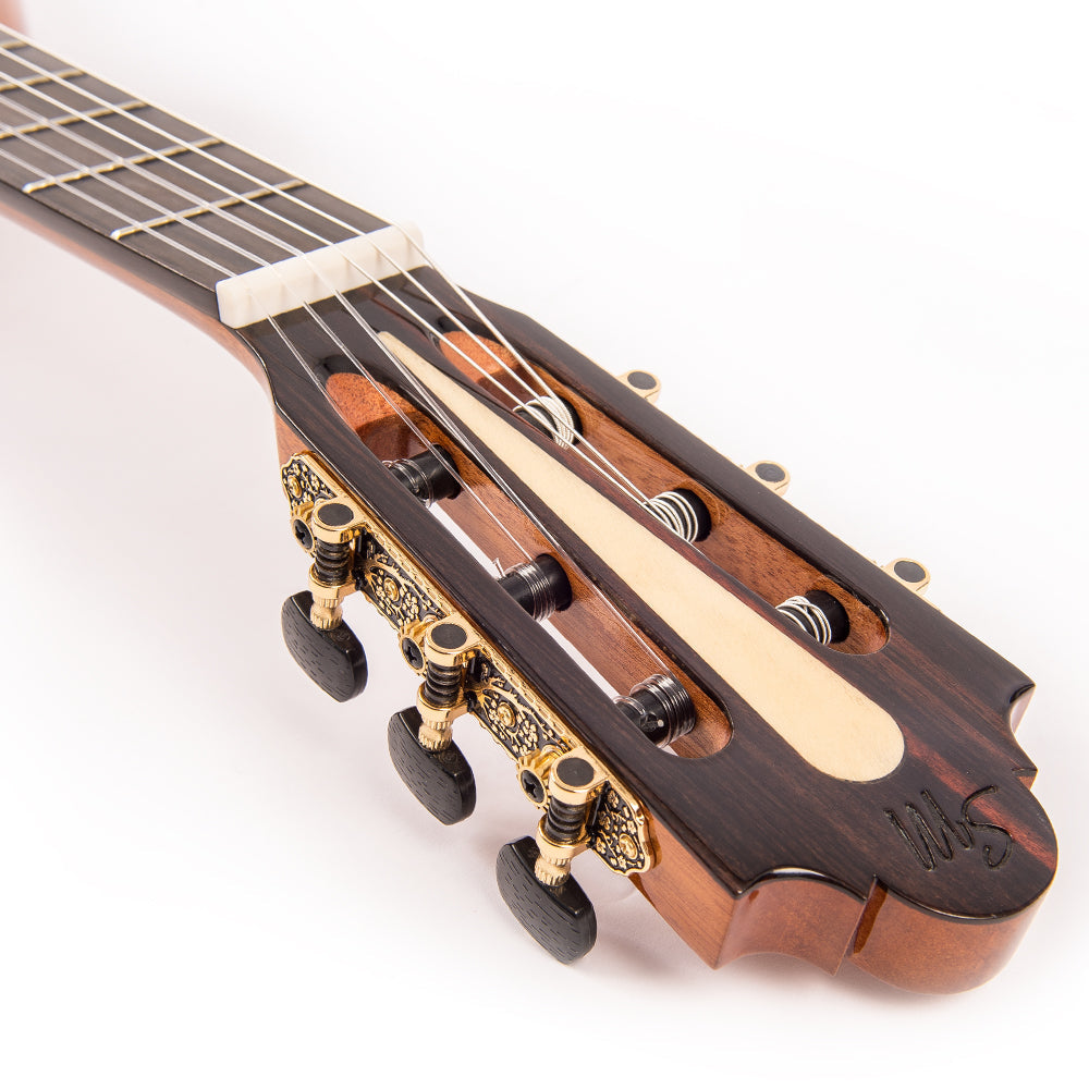 Santos Martinez Allegro Cutaway Electro-Classic Guitar | Natural High Gloss