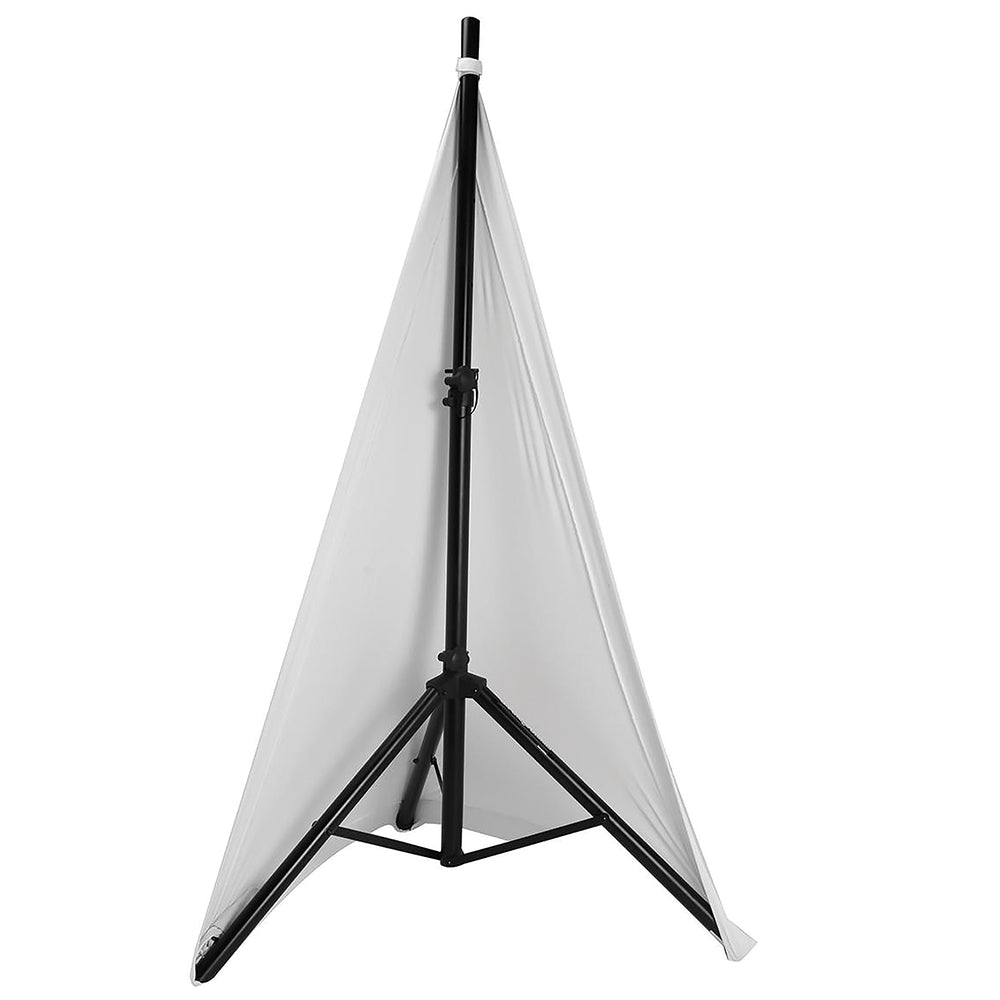 On-Stage Speaker/Lighting Stand Skirt | White