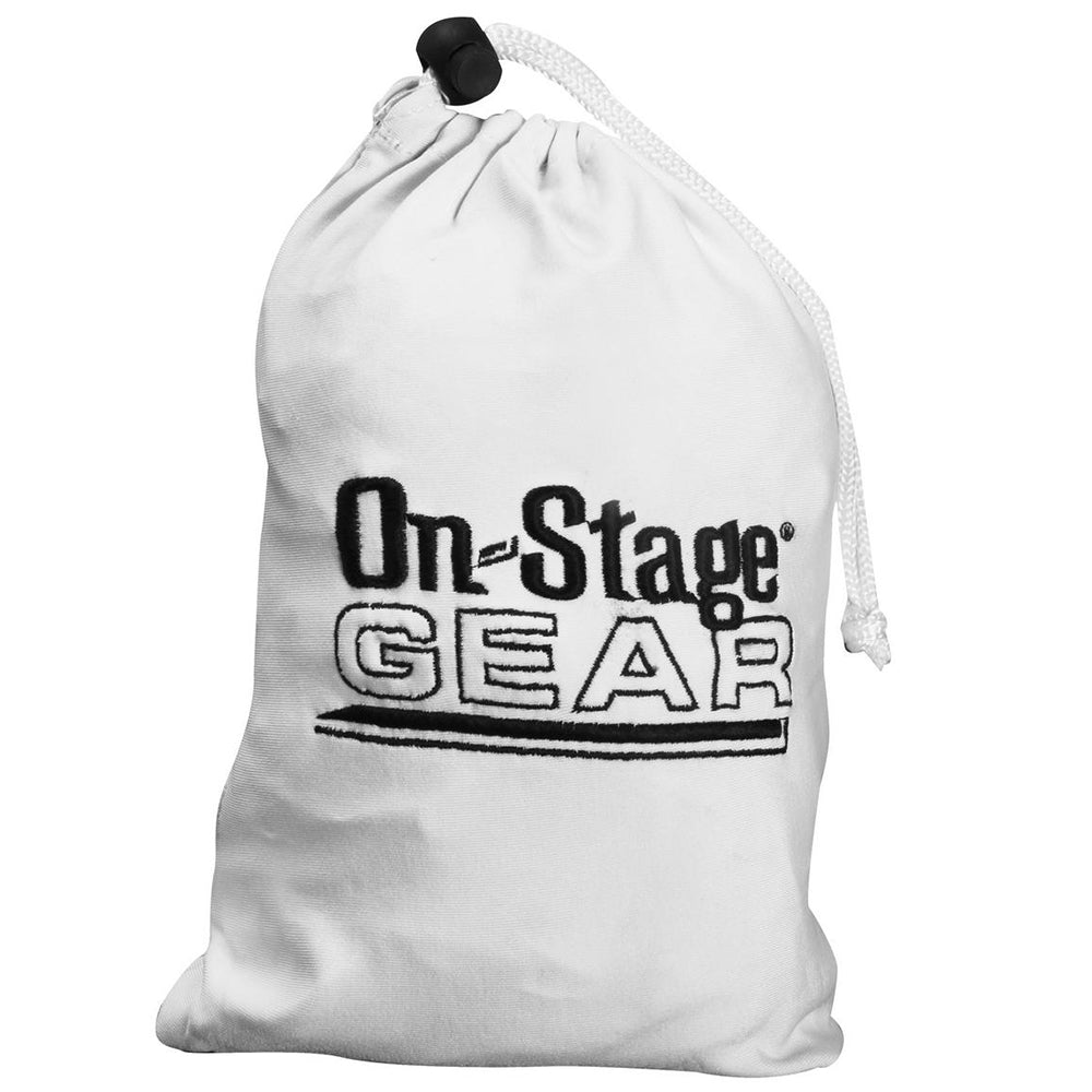 On-Stage Speaker/Lighting Stand Skirt | White