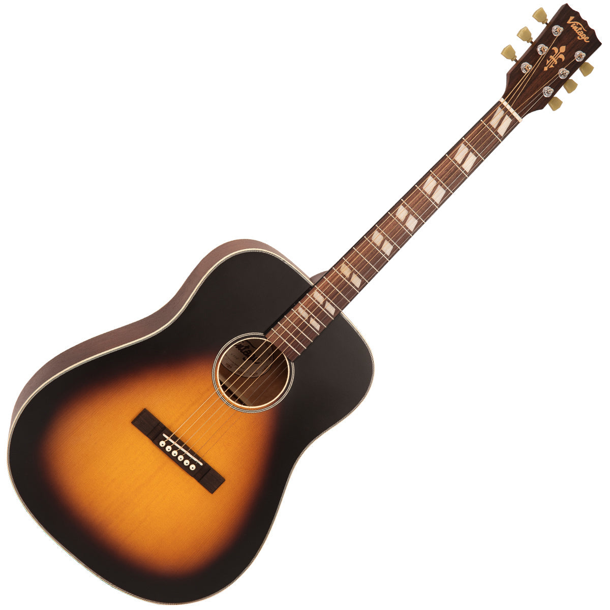 Vintage Historic Series 'Dreadnought' Acoustic Guitar | Vintage Sunburst