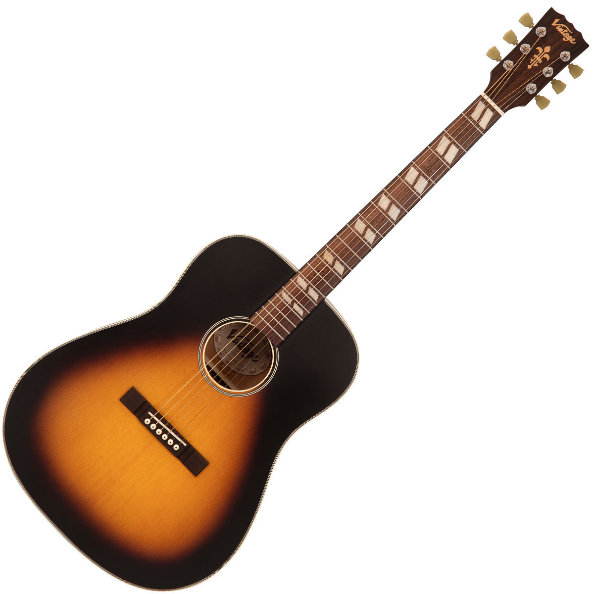 Vintage Historic Series 'Dreadnought' Acoustic Guitar | Vintage Sunburst