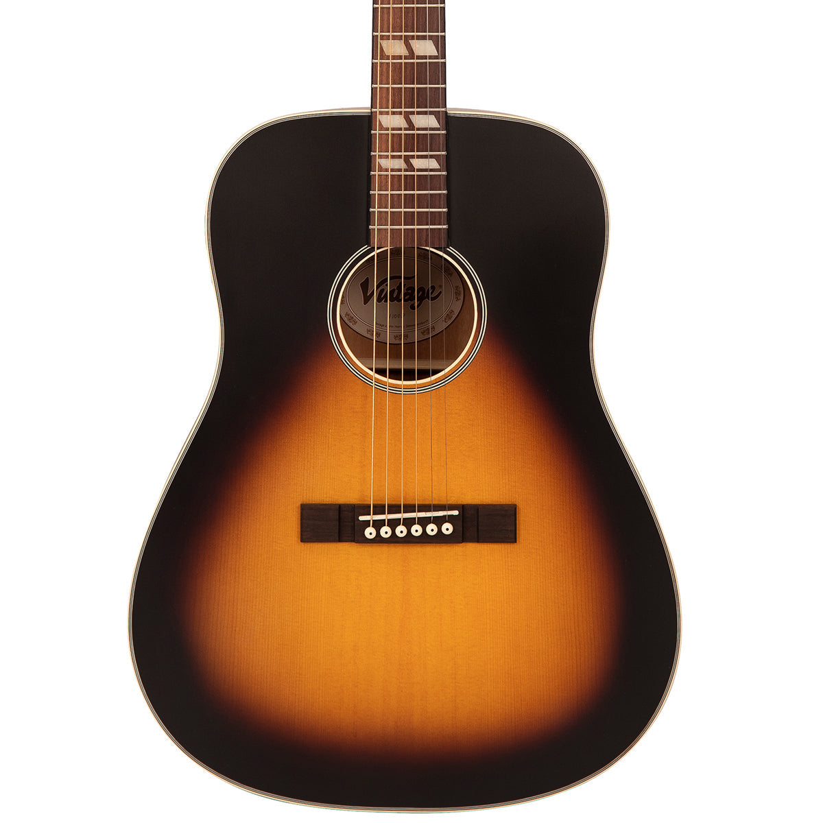 Vintage Historic Series 'Dreadnought' Acoustic Guitar | Vintage Sunburst