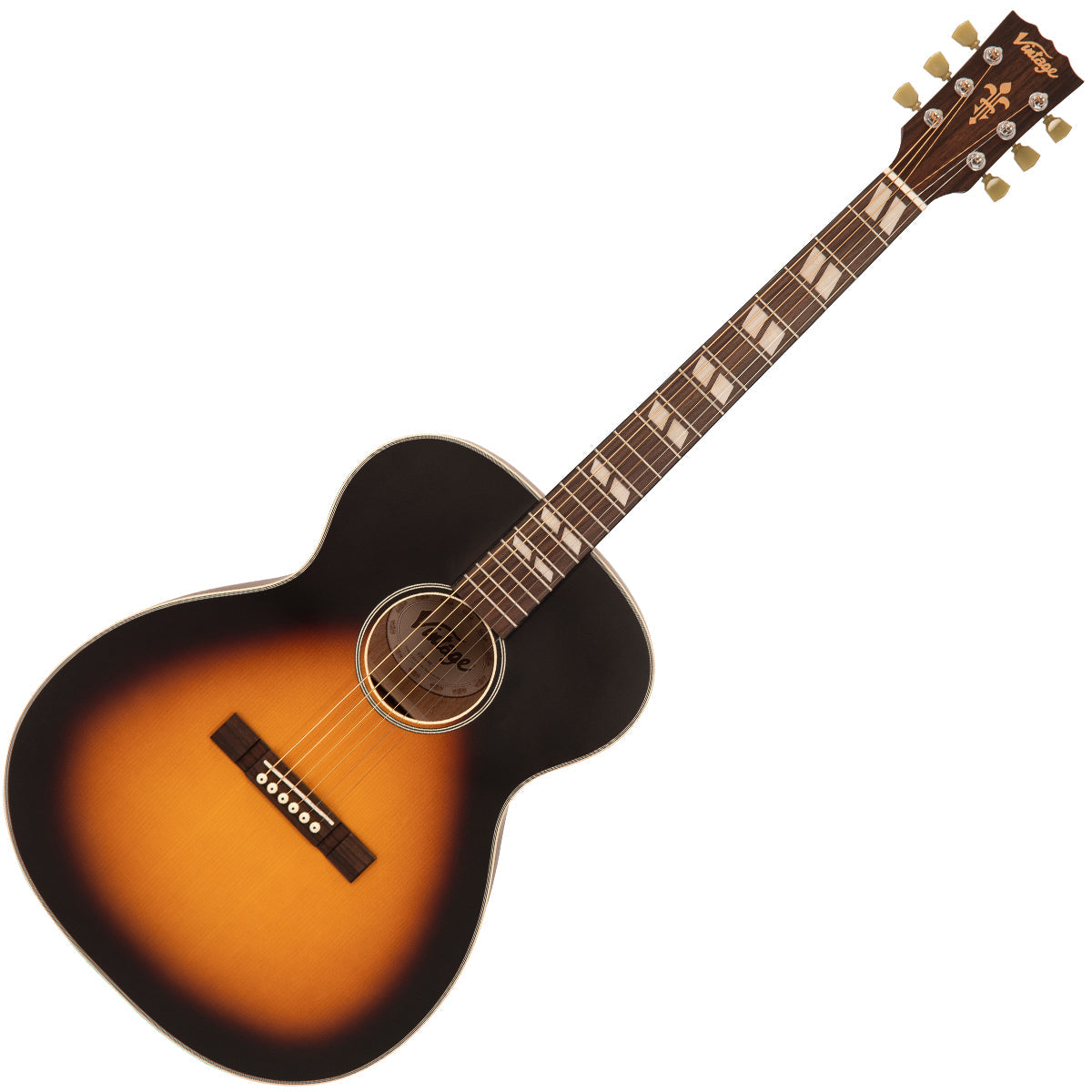 Vintage Historic Series 'Orchestra' Acoustic Guitar | Vintage Sunburst