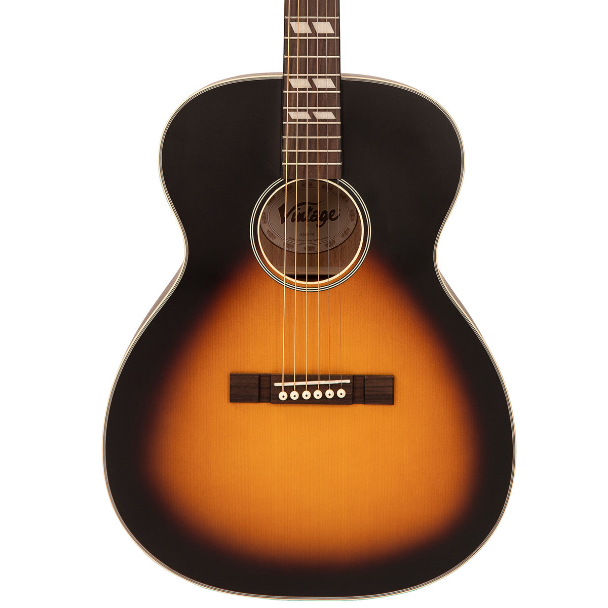 Vintage Historic Series 'Orchestra' Acoustic Guitar | Vintage Sunburst