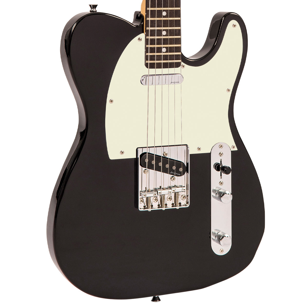 Vintage V20 Coaster Series Electric Guitar | Gloss Black