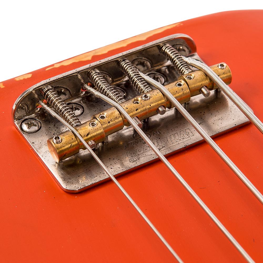 Vintage V4 ICON Bass | Distressed Firenza Red