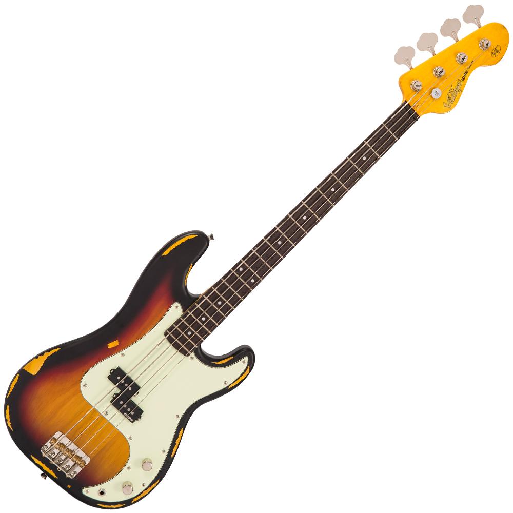 Vintage V4 ICON Bass | Distressed Sunset Sunburst