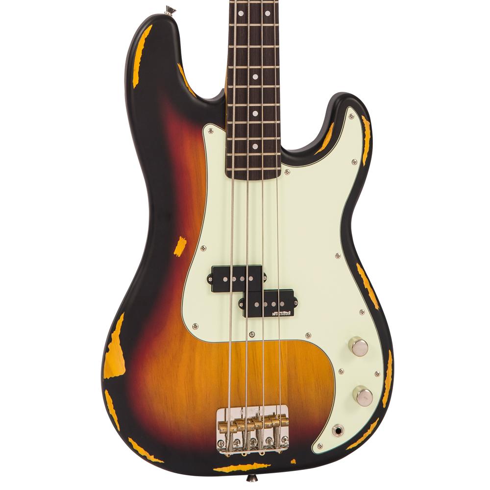 Vintage V4 ICON Bass | Distressed Sunset Sunburst