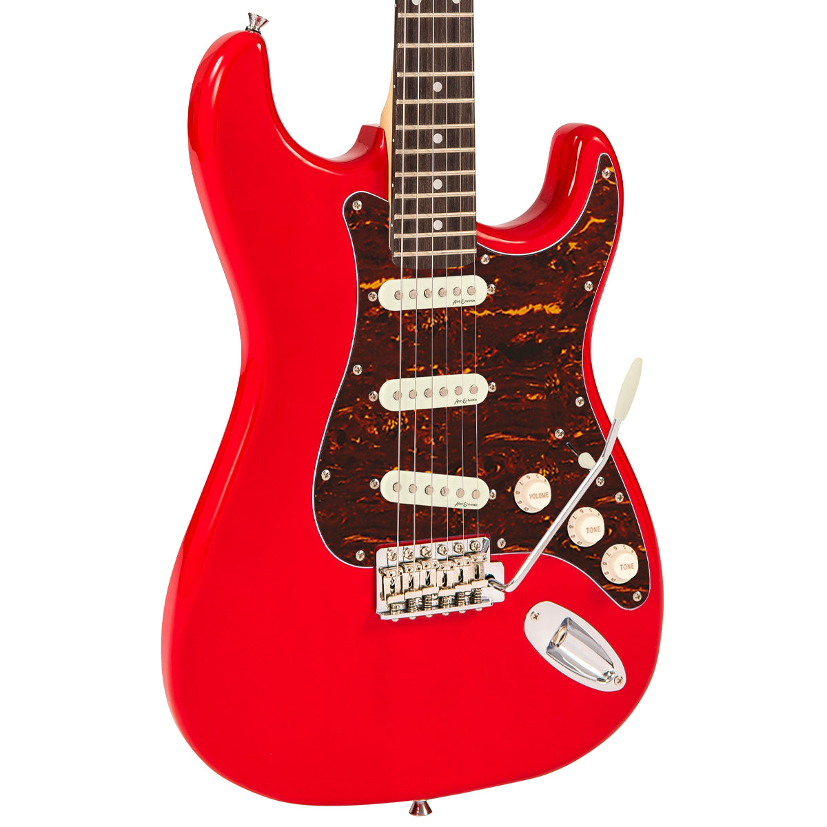 Vintage V60 Coaster Series Electric Guitar Pack | Gloss Red