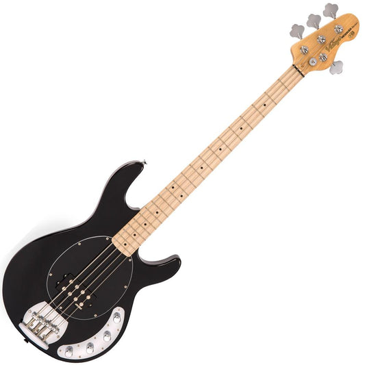 Vintage V96 Re-Issued 4-String Active Bass | Black