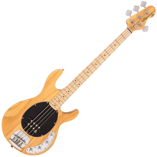 Vintage V96 Re-Issued 4-String Active Bass | Natural