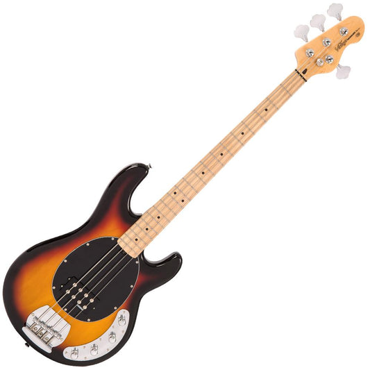 Vintage V96 Re-Issued 4-String Active Bass | Sunset Sunburst