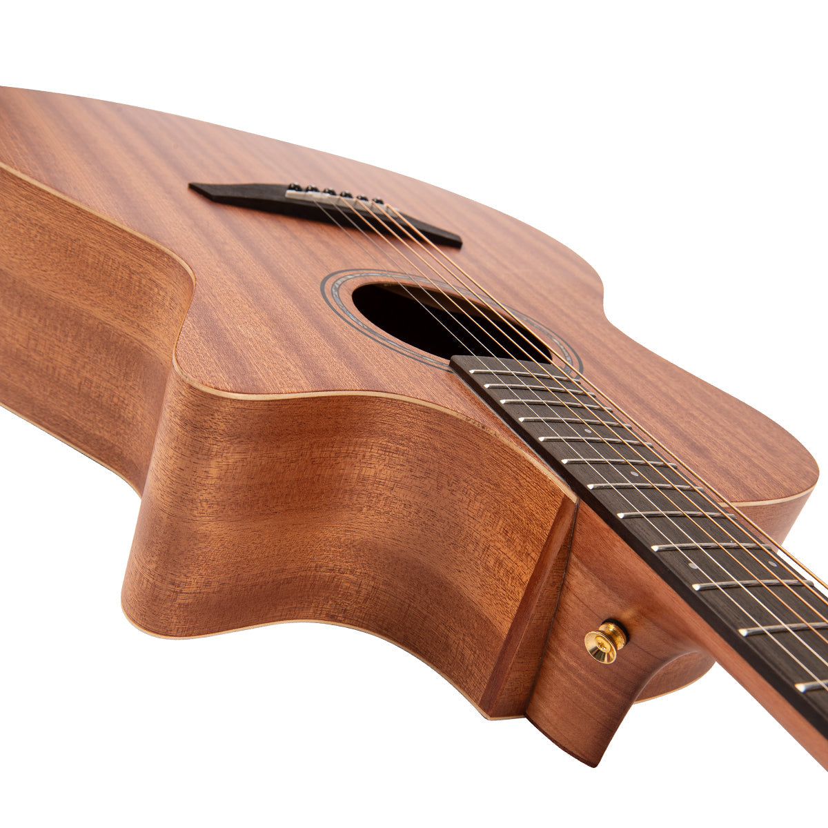 Vintage Mahogany Series 'Grand Auditorium' Cut-Away Electro-Acoustic Guitar | Satin Mahogany