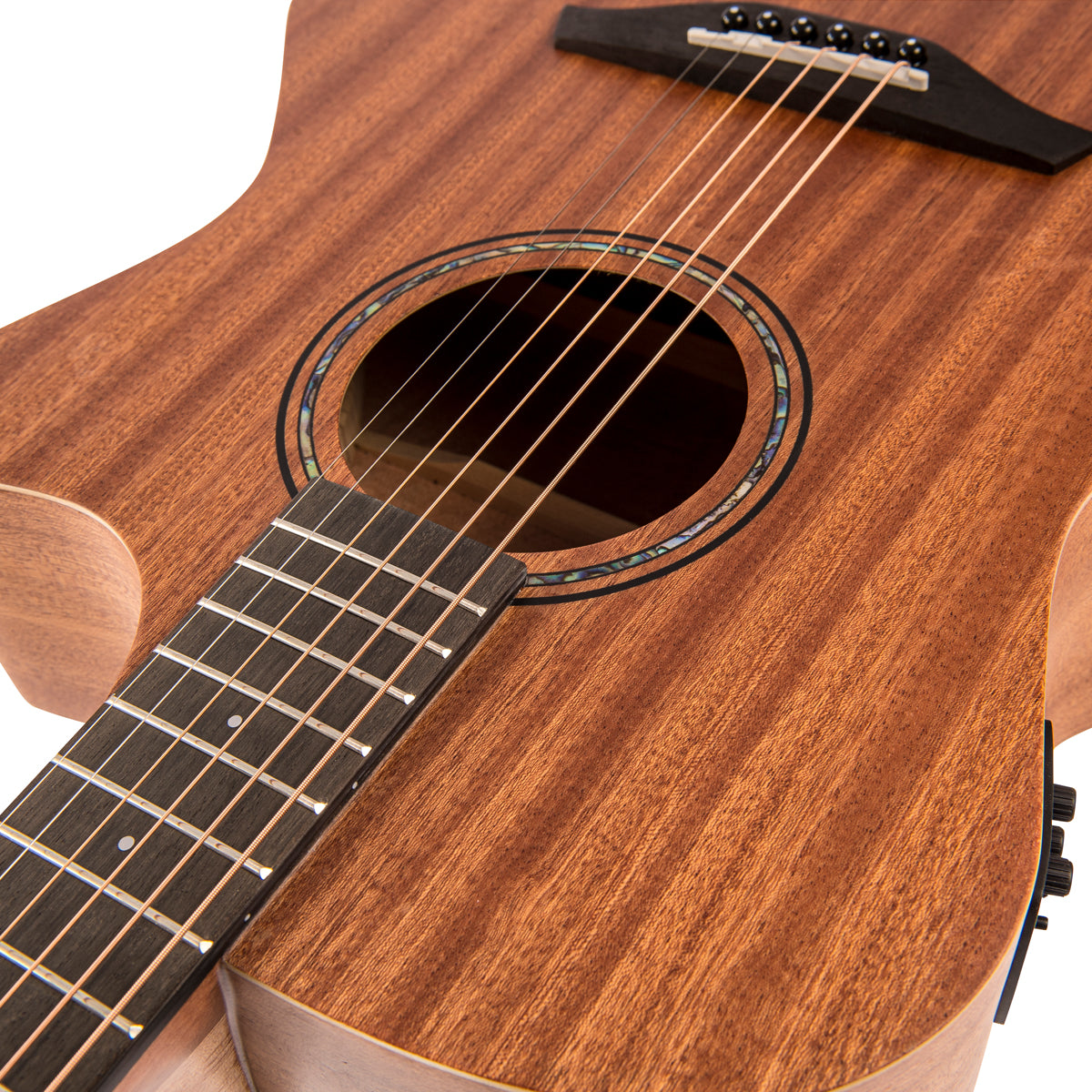 Vintage Mahogany Series 'Grand Auditorium' Cut-Away Electro-Acoustic Guitar | Satin Mahogany