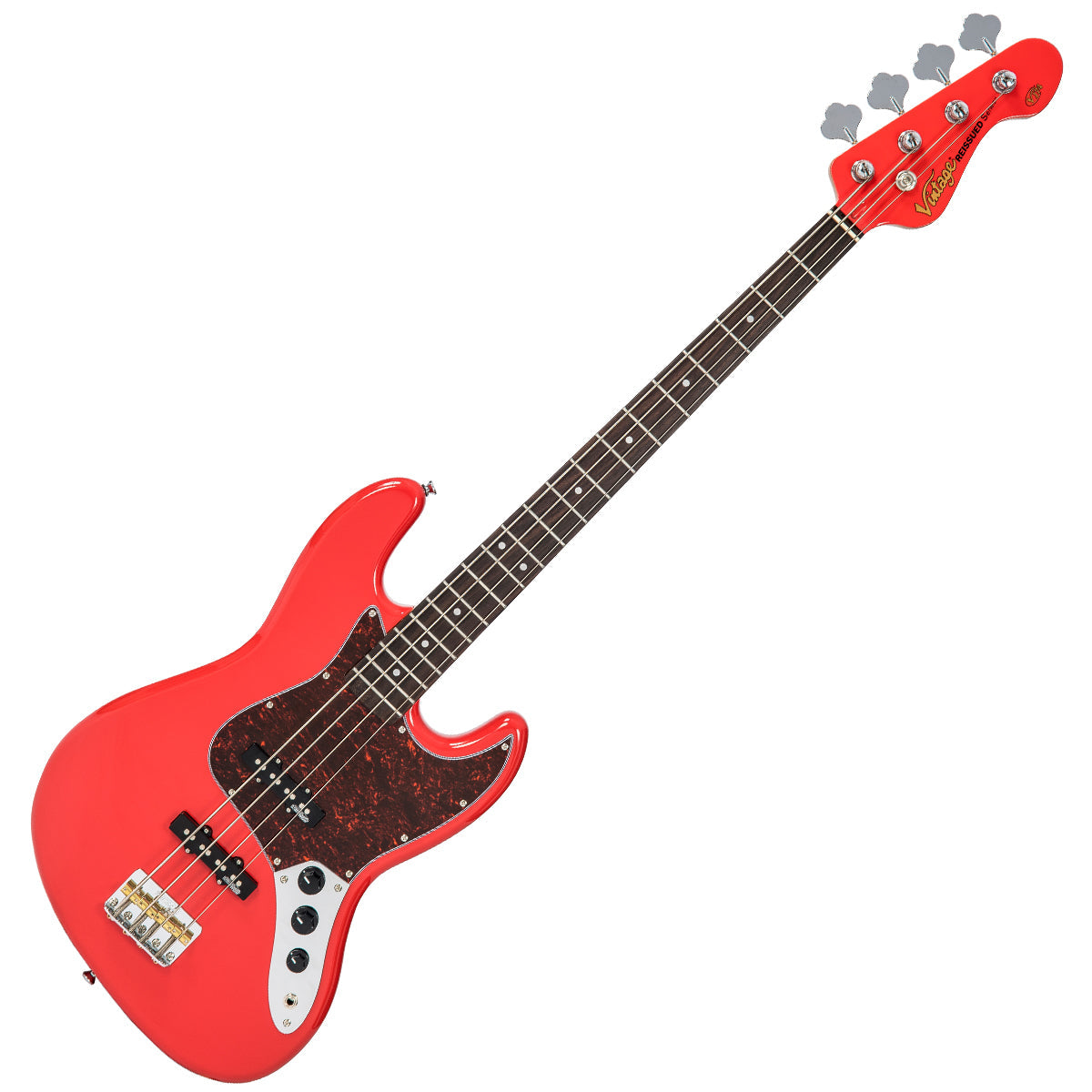 Vintage VJ74 Re-Issued Bass | Firenza Red