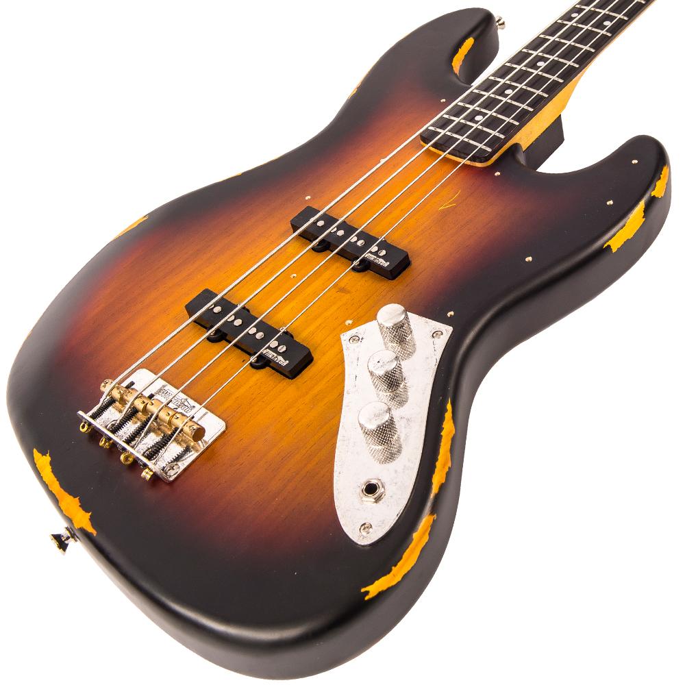 Vintage VJ74 ICON Bass | Distressed Sunset Sunburst