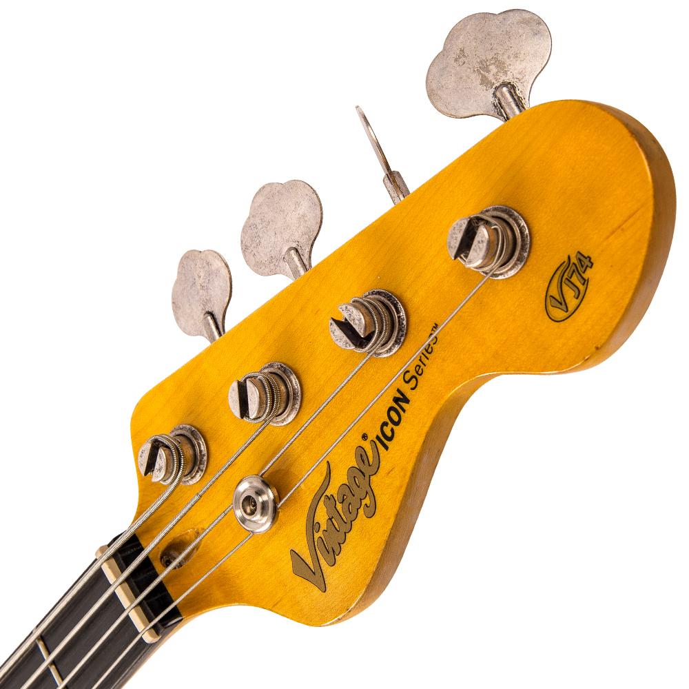 Vintage VJ74 ICON Bass | Distressed Sunset Sunburst