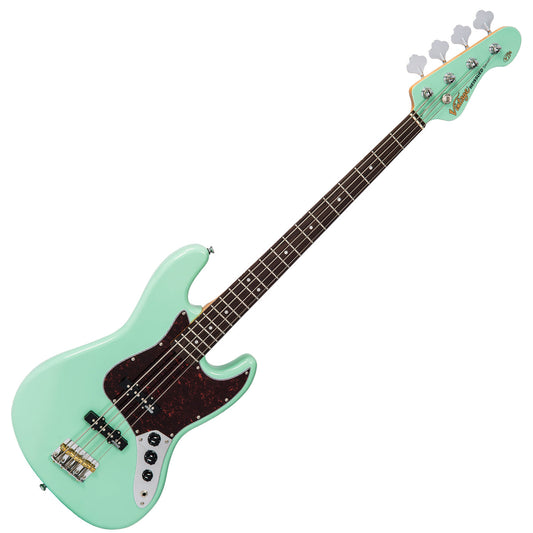 Vintage VJ74 Re-Issued Bass | Ventura Green