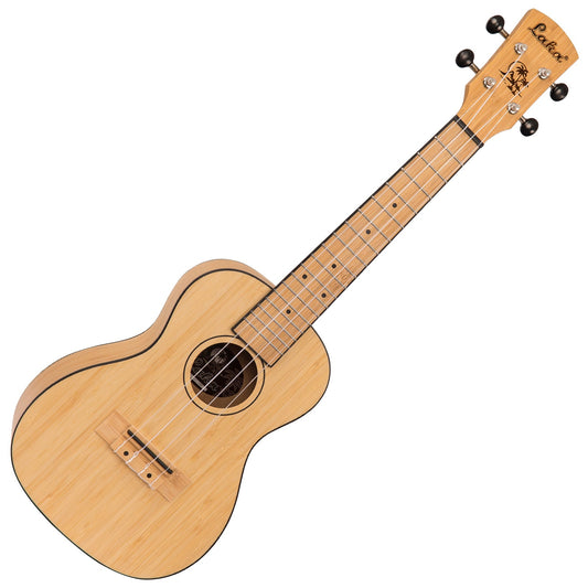 Laka Bamboo Series Ukulele & Carry Bag | Concert