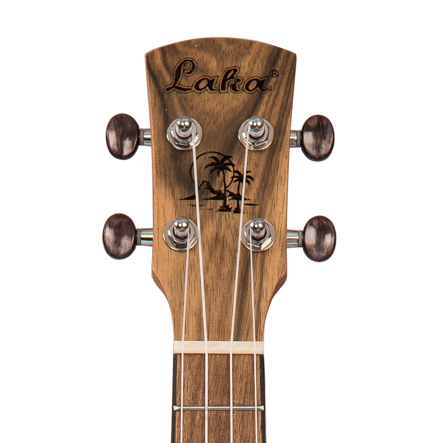 Laka Walnut Series Ukulele & Carry Bag | Concert