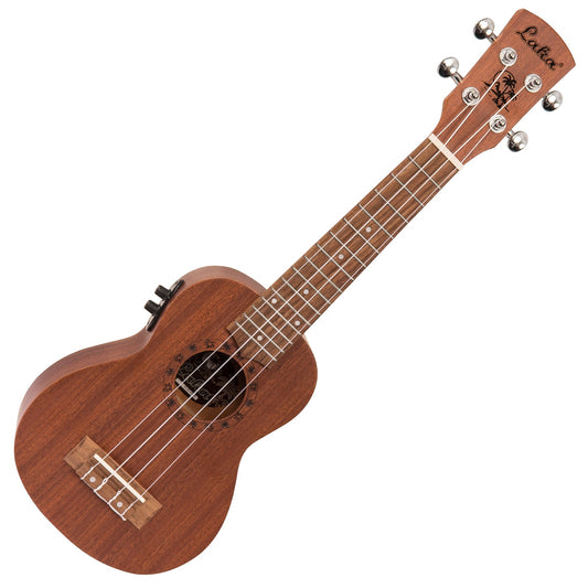 Laka Mahogany Series Electro-Acoustic Ukulele & Carry Bag | Soprano