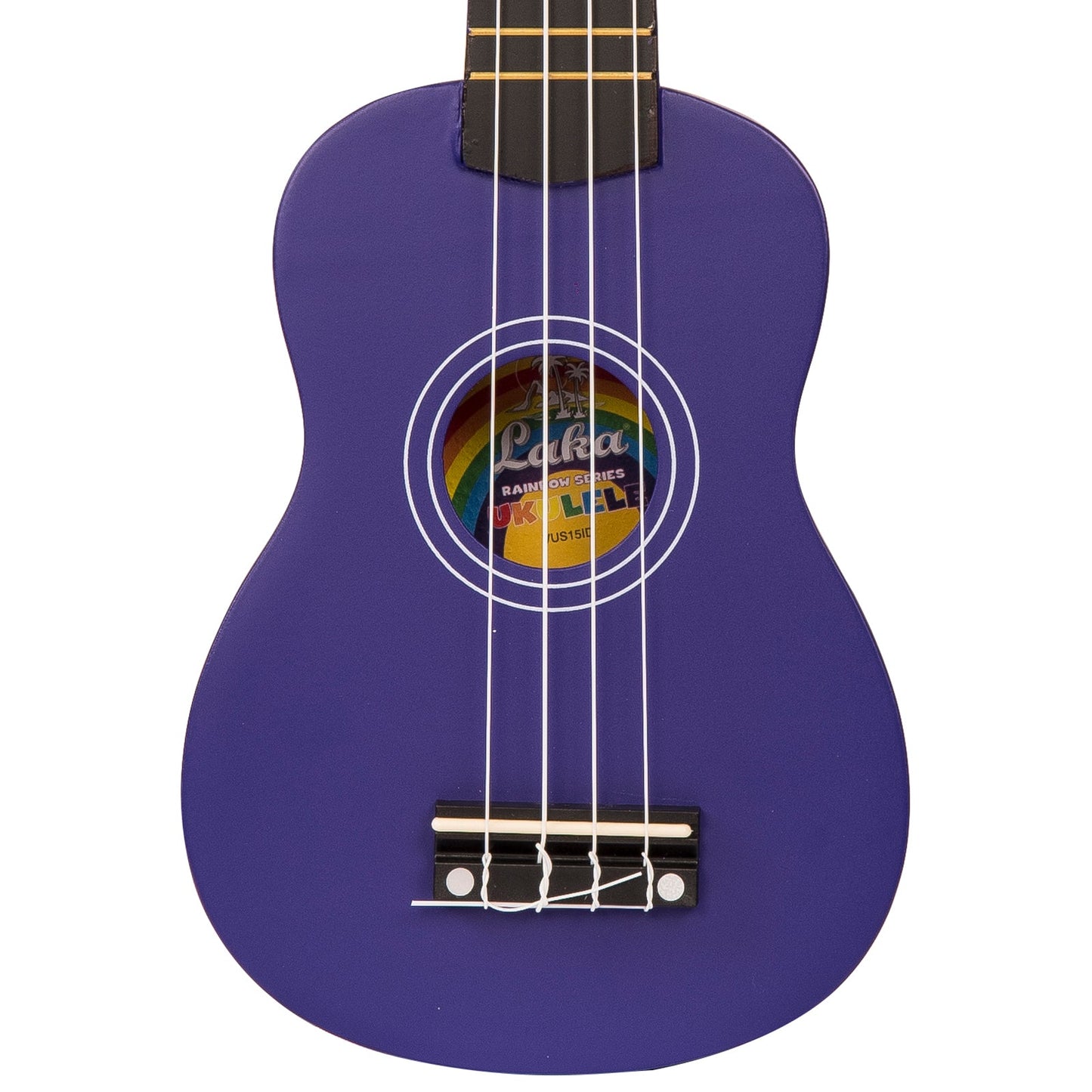 Laka Rainbow Series Soprano Ukulele & Carry Bag | Indigo