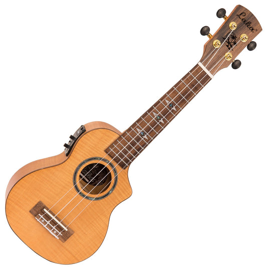 Laka Maple Series Electro-Acoustic Cutaway Ukulele & Carry Bag | Soprano