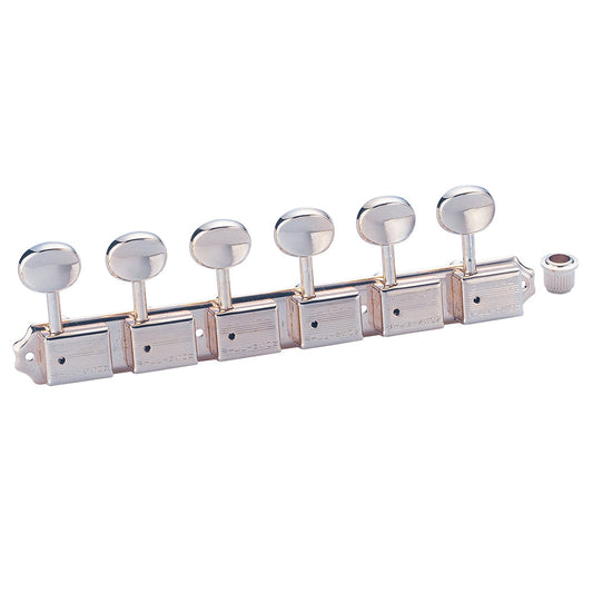 Wilkinson E-Z Lok Machineheads | 6 on a strip, Chrome