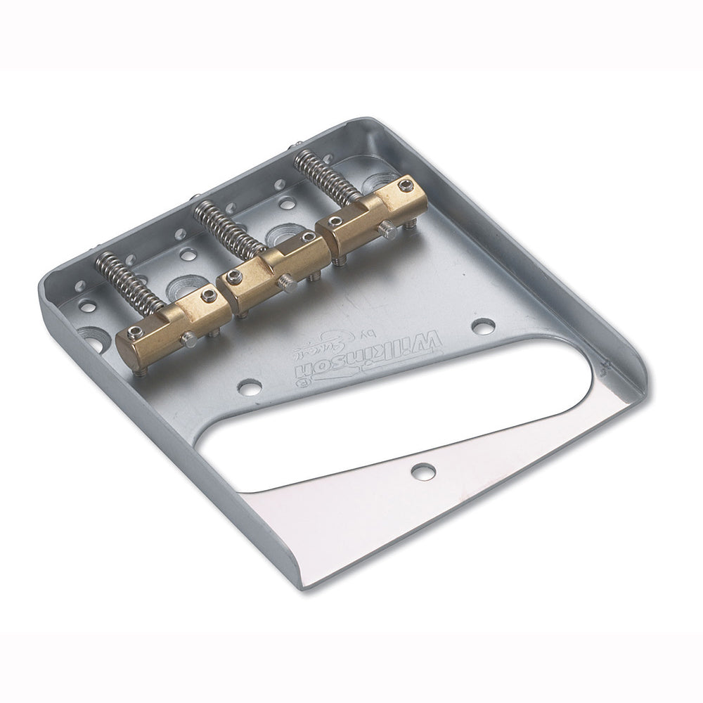 Wilkinson Classic 3-Saddle Guitar Bridge | Chrome